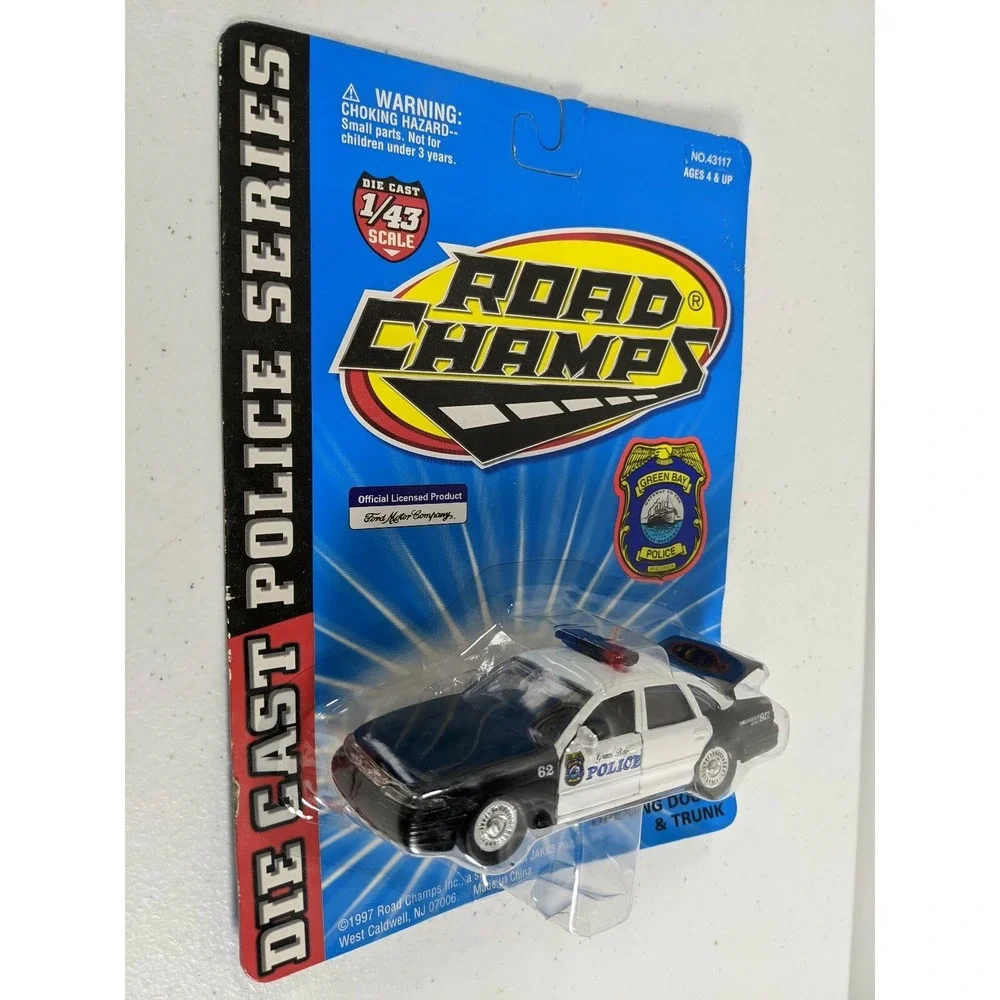Road Champs Die Cast Police Series 1/43 Lot of 7 Crown Victoria F-18 Jet NIP